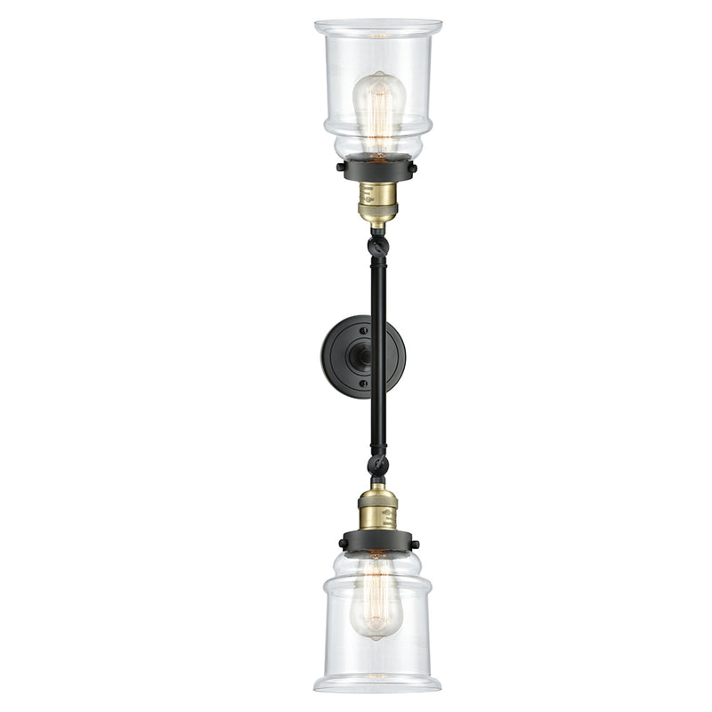 Innovations Lighting Canton 2 Light Bath Vanity Light Part Of The Franklin Restoration Collection 208-BAB-G182-LED