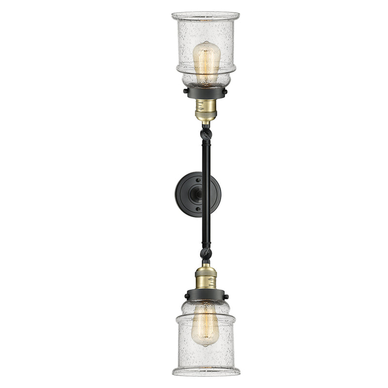 Innovations Lighting Canton 2 Light Bath Vanity Light Part Of The Franklin Restoration Collection 208-BAB-G184-LED