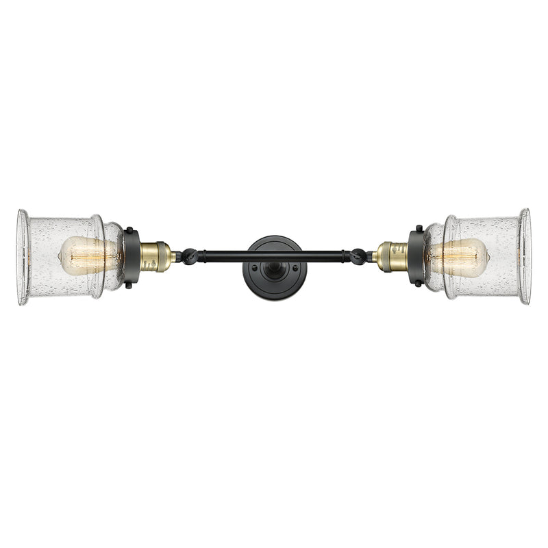 Innovations Lighting Canton 2 Light Bath Vanity Light Part Of The Franklin Restoration Collection 208-BAB-G184-LED