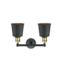 Innovations Lighting Addison 2 Light Bath Vanity Light Part Of The Franklin Restoration Collection 208-BAB-M9-BK-LED