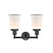 Innovations Lighting Canton 2 Light Bath Vanity Light Part Of The Franklin Restoration Collection 208-BK-G181-LED