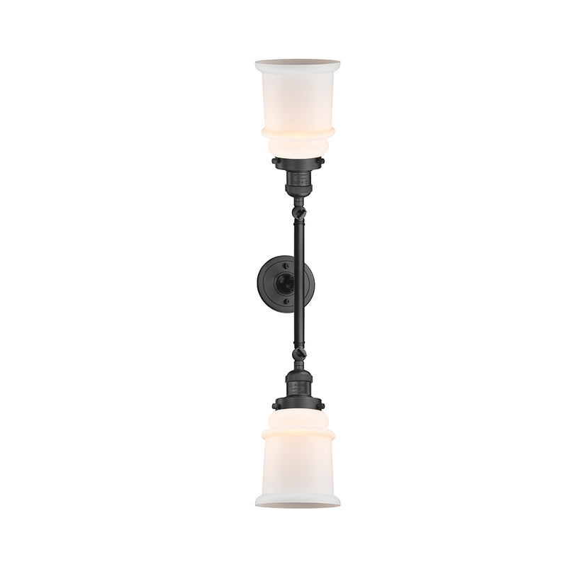 Innovations Lighting Canton 2 Light Bath Vanity Light Part Of The Franklin Restoration Collection 208-OB-G181-LED
