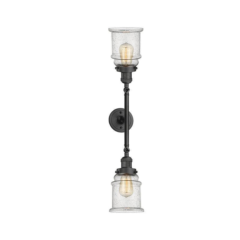 Innovations Lighting Canton 2 Light Bath Vanity Light Part Of The Franklin Restoration Collection 208-OB-G184-LED