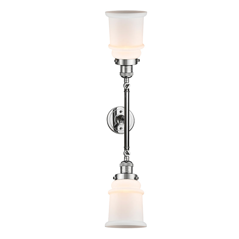 Innovations Lighting Canton 2 Light Bath Vanity Light Part Of The Franklin Restoration Collection 208-PC-G181-LED