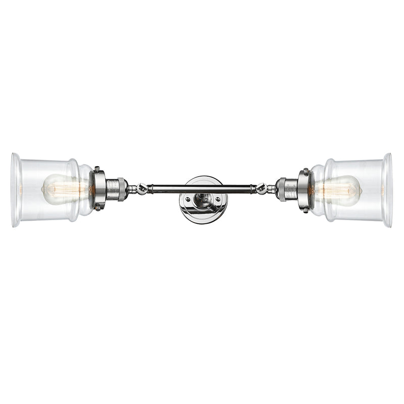 Innovations Lighting Canton 2 Light Bath Vanity Light Part Of The Franklin Restoration Collection 208-PC-G182-LED