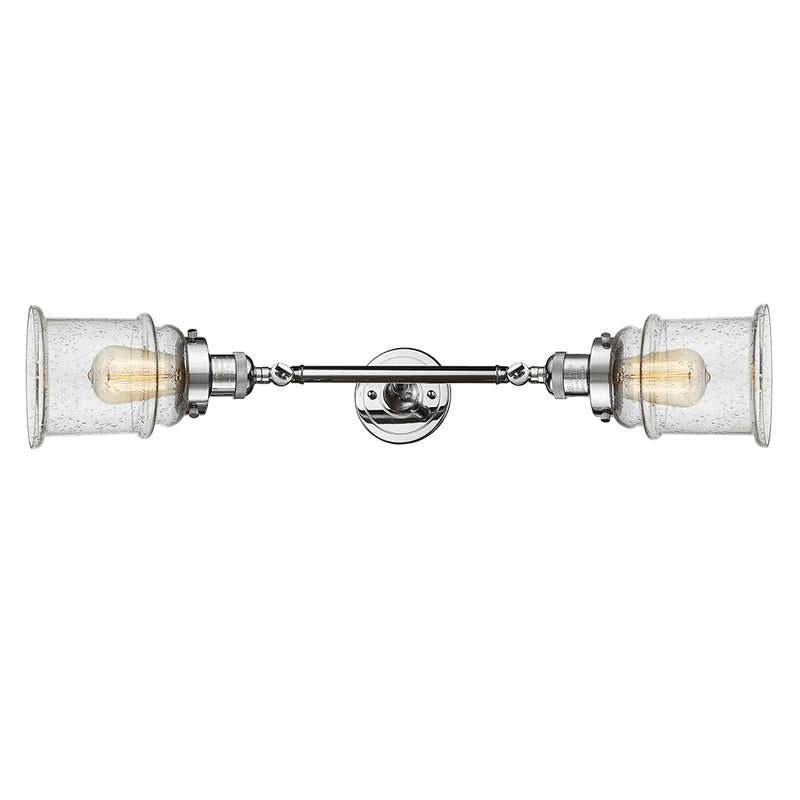 Innovations Lighting Canton 2 Light Bath Vanity Light Part Of The Franklin Restoration Collection 208-PC-G184-LED