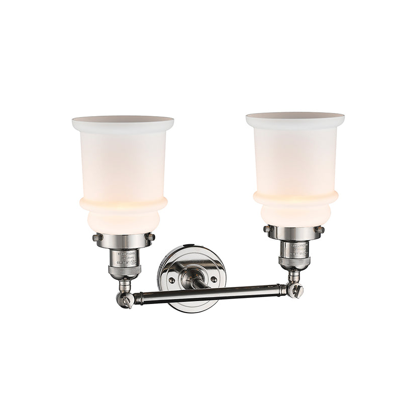 Innovations Lighting Canton 2 Light Bath Vanity Light Part Of The Franklin Restoration Collection 208-PN-G181-LED
