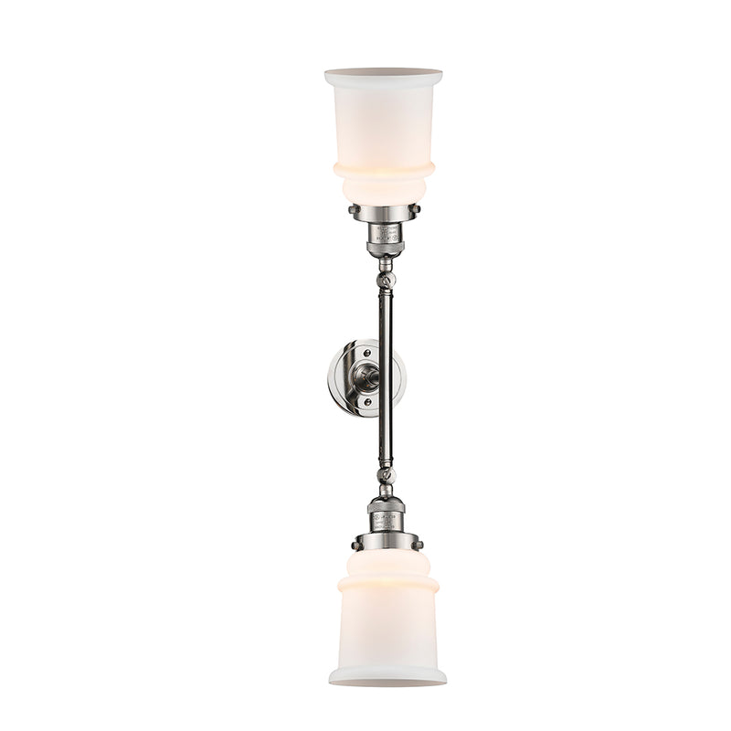 Innovations Lighting Canton 2 Light Bath Vanity Light Part Of The Franklin Restoration Collection 208-PN-G181-LED