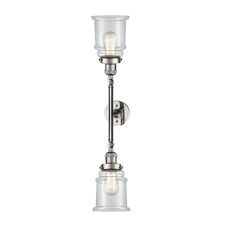 Innovations Lighting Canton 2 Light Bath Vanity Light Part Of The Franklin Restoration Collection 208-PN-G182-LED