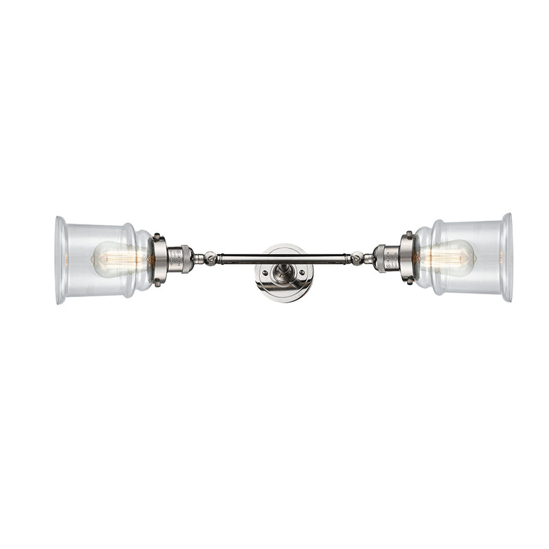 Innovations Lighting Canton 2 Light Bath Vanity Light Part Of The Franklin Restoration Collection 208-PN-G182-LED