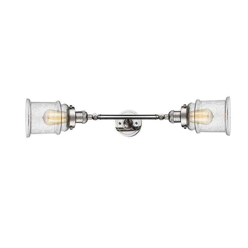 Innovations Lighting Canton 2 Light Bath Vanity Light Part Of The Franklin Restoration Collection 208-PN-G184-LED