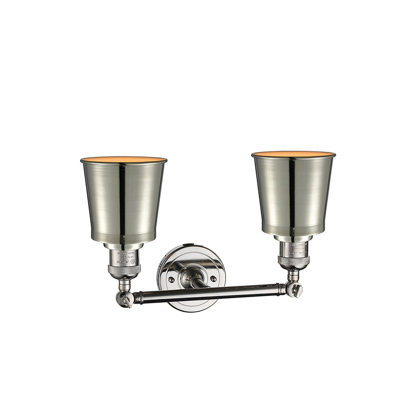 Innovations Lighting Addison 2 Light Bath Vanity Light Part Of The Franklin Restoration Collection 208-PN-M9-LED