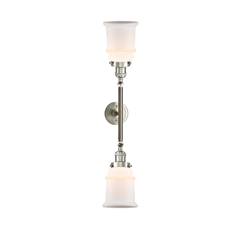 Innovations Lighting Canton 2 Light Bath Vanity Light Part Of The Franklin Restoration Collection 208-SN-G181-LED