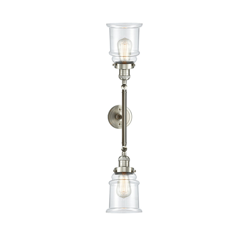 Innovations Lighting Canton 2 Light Bath Vanity Light Part Of The Franklin Restoration Collection 208-SN-G182-LED