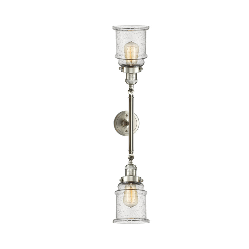 Innovations Lighting Canton 2 Light Bath Vanity Light Part Of The Franklin Restoration Collection 208-SN-G184-LED