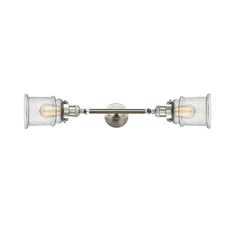 Innovations Lighting Canton 2 Light Bath Vanity Light Part Of The Franklin Restoration Collection 208-SN-G184-LED