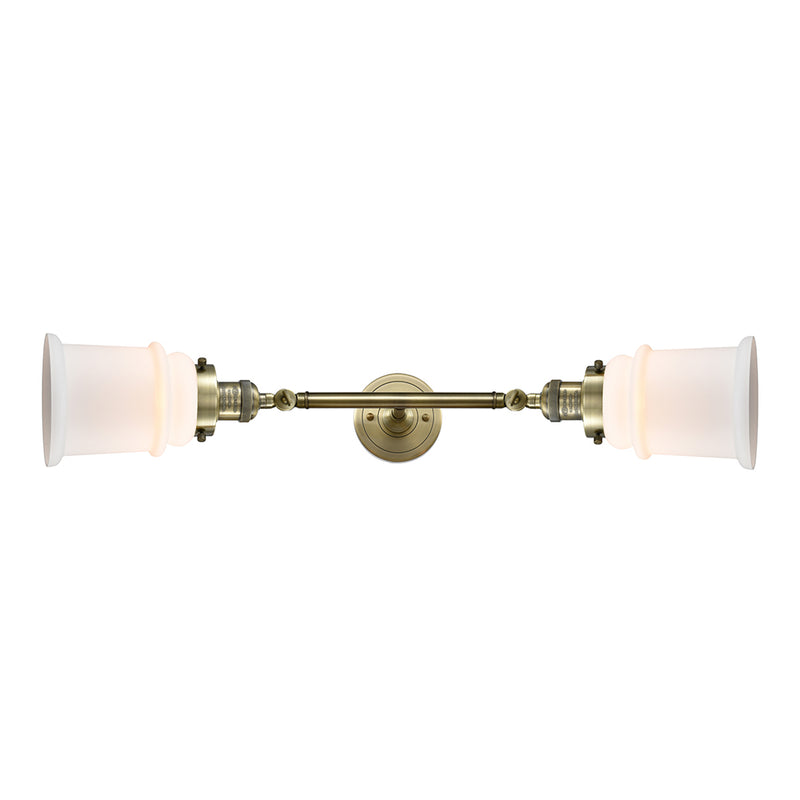 Innovations Lighting Canton 2 Light Bath Vanity Light Part Of The Franklin Restoration Collection 208L-AB-G181-LED