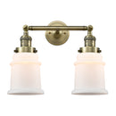 Innovations Lighting Canton 2 Light Bath Vanity Light Part Of The Franklin Restoration Collection 208L-AB-G181-LED