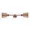 Addison Bath Vanity Light shown in the Antique Copper finish with a Antique Copper shade