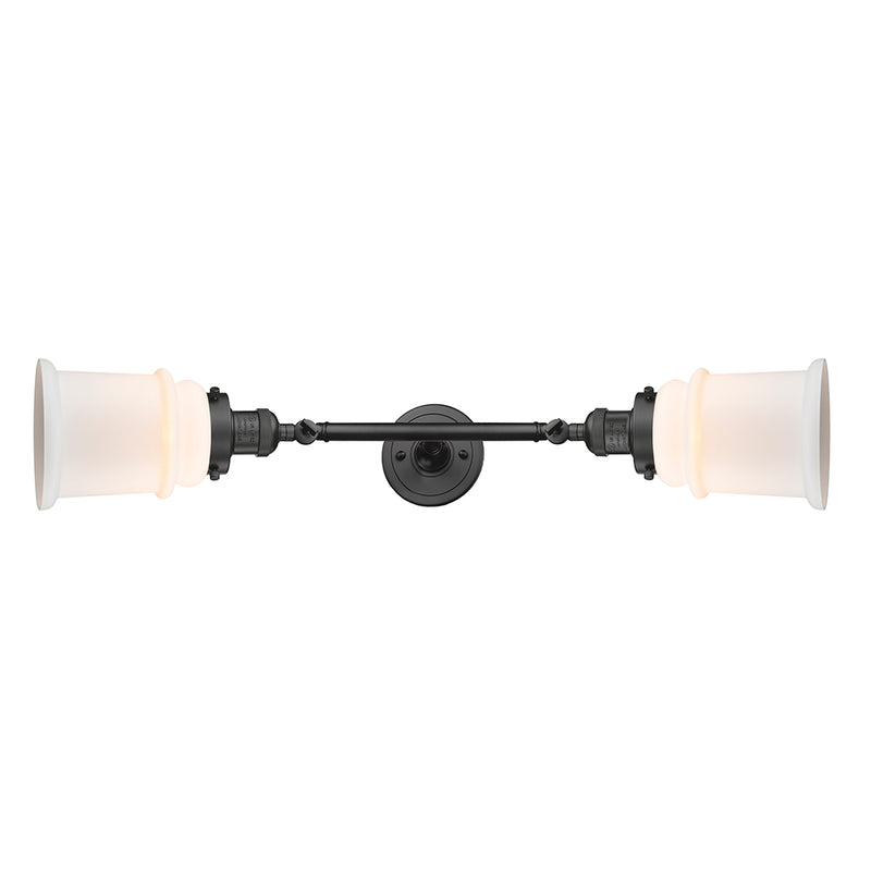 Innovations Lighting Canton 2 Light Bath Vanity Light Part Of The Franklin Restoration Collection 208L-OB-G181-LED