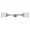 Canton Bath Vanity Light shown in the Polished Chrome finish with a Seedy shade