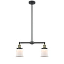 Canton Island Light shown in the Black Antique Brass finish with a Matte White shade