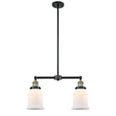 Canton Island Light shown in the Black Antique Brass finish with a Matte White shade