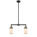 Dover Island Light shown in the Black Antique Brass finish with a Matte White shade