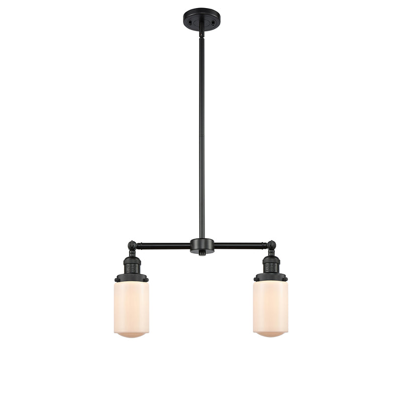 Dover Island Light shown in the Matte Black finish with a Matte White shade