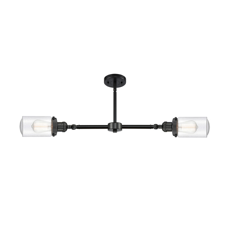 Innovations Lighting Dover 2 Light 21" Island Light 209-BK-G314