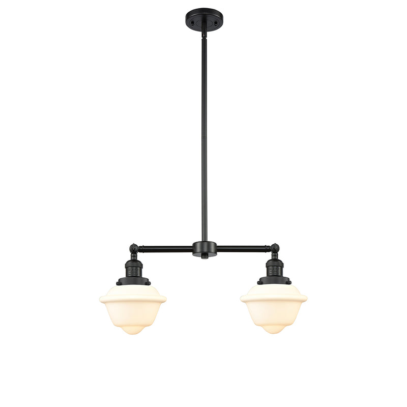 Oxford Island Light shown in the Matte Black finish with a Matte White shade