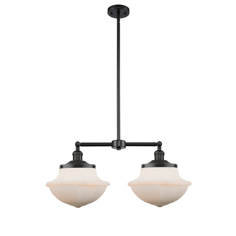 Oxford Island Light shown in the Matte Black finish with a Matte White shade