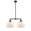 Bell Island Light shown in the Matte Black finish with a Matte White shade