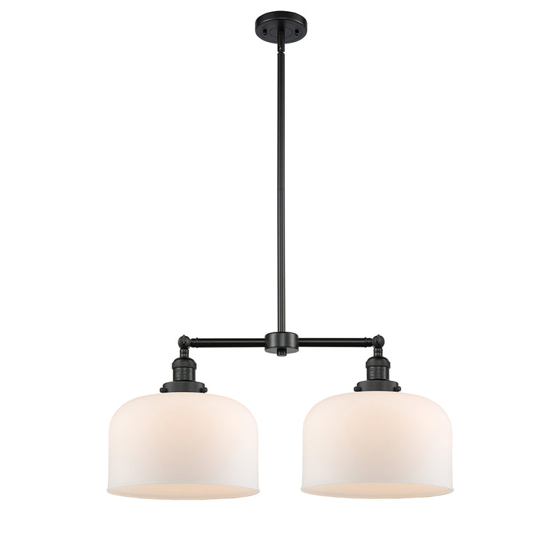 Bell Island Light shown in the Matte Black finish with a Matte White shade