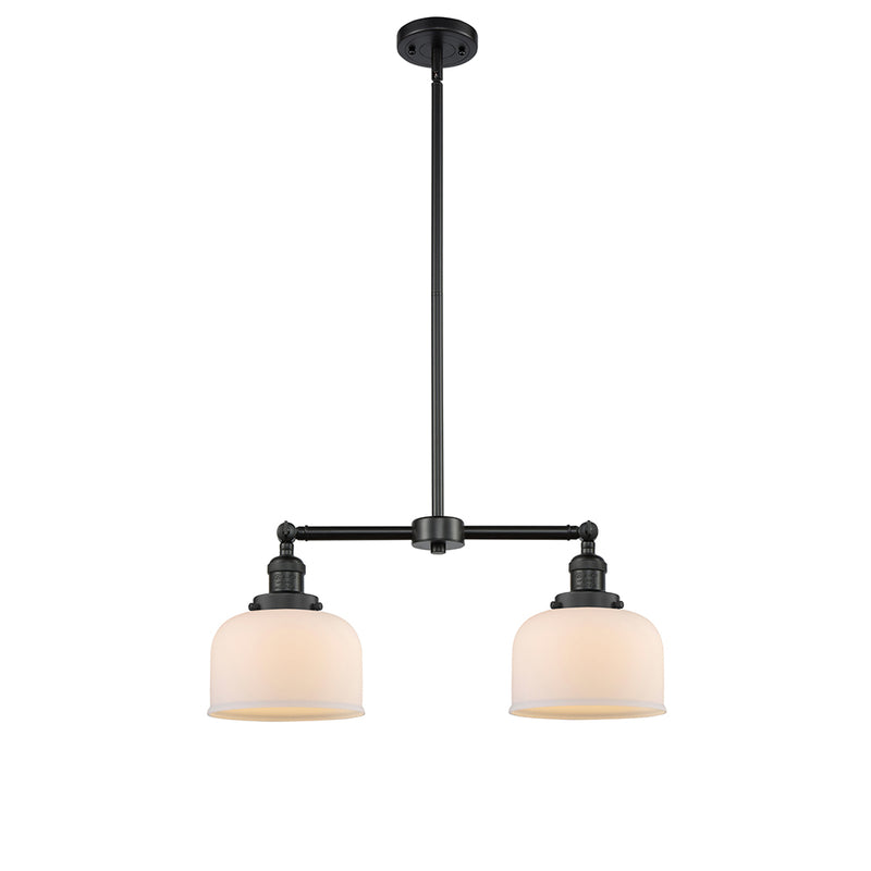 Bell Island Light shown in the Matte Black finish with a Matte White shade