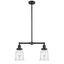 Canton Island Light shown in the Oil Rubbed Bronze finish with a Clear shade