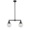 Beacon Island Light shown in the Oil Rubbed Bronze finish with a Clear shade