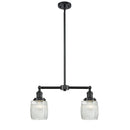 Colton Island Light shown in the Oil Rubbed Bronze finish with a Clear Halophane shade