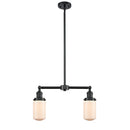 Dover Island Light shown in the Oil Rubbed Bronze finish with a Matte White shade