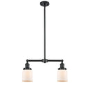 Bell Island Light shown in the Oil Rubbed Bronze finish with a Matte White shade