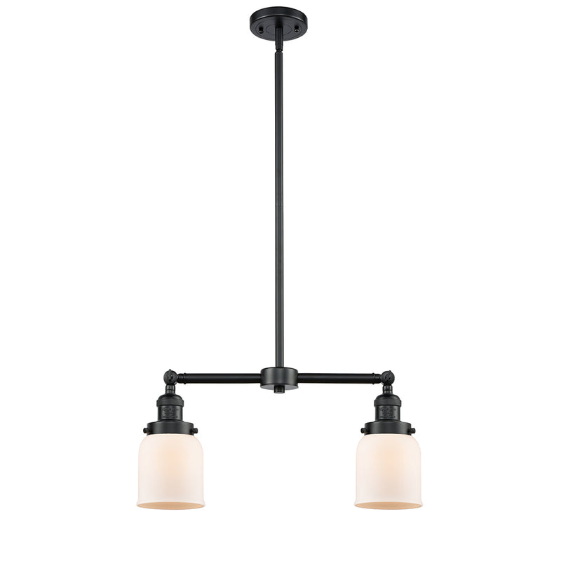 Bell Island Light shown in the Oil Rubbed Bronze finish with a Matte White shade