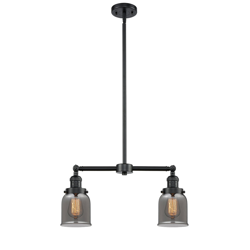 Bell Island Light shown in the Oil Rubbed Bronze finish with a Plated Smoke shade