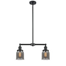 Bell Island Light shown in the Oil Rubbed Bronze finish with a Plated Smoke shade