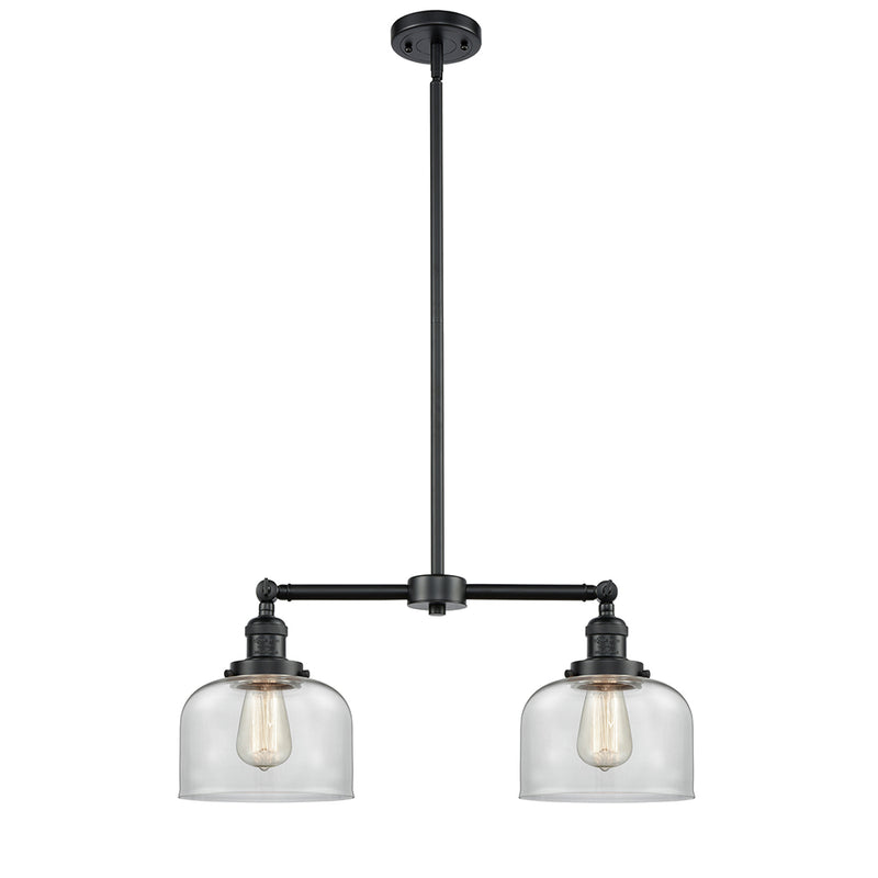 Bell Island Light shown in the Oil Rubbed Bronze finish with a Clear shade