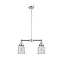 Canton Island Light shown in the Polished Chrome finish with a Seedy shade