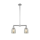 Bell Island Light shown in the Polished Chrome finish with a Silver Plated Mercury shade