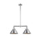 Briarcliff Island Light shown in the Polished Chrome finish with a Polished Chrome shade