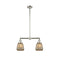 Chatham Island Light shown in the Polished Nickel finish with a Mercury shade