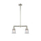 Canton Island Light shown in the Polished Nickel finish with a Clear shade