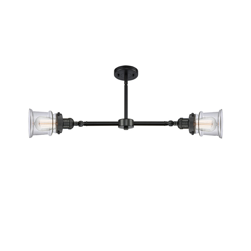 Innovations Lighting Canton 2 Light 21" Island Light 209-BK-G182S